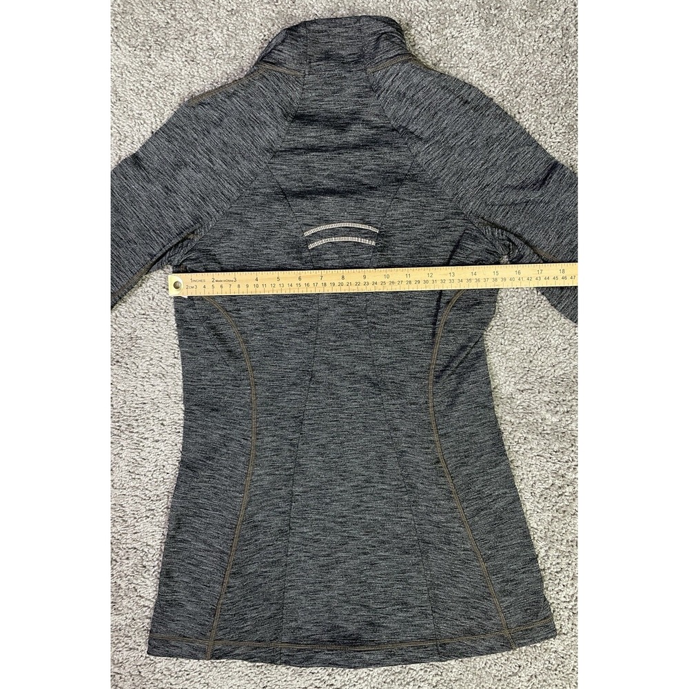 Athleta Cya Hope Jacket Size XS FULL ZIP Athletic Golf Yoga Workout HEATHER GRAY - Picture 11 of 12